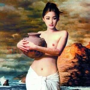 谢楚余《谢楚余笔下的女神们》当代书画作品图片赏析