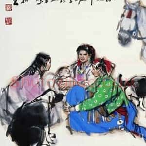史国良《画僧史国良》当代书画作品图片赏析