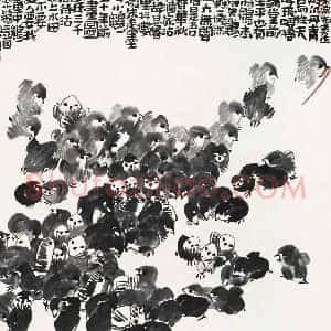 王憨山《王憨山花鸟画》现代书画作品图片赏析