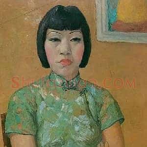 潘玉良《潘玉良自画像解读》现代书画作品图片赏析