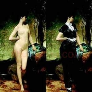 为名画“穿衣”图片疯传 维纳斯一秒变舞娘 (图)
