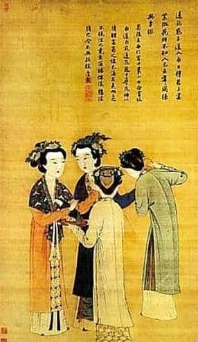 唐伯虎画仕女 爱请青楼女作模特 图