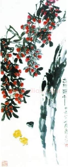 齐白石《吉利万千》真伪鉴别