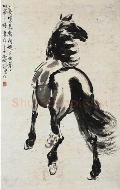 西泠秋拍读徐悲鸿《哀鸣思战斗》