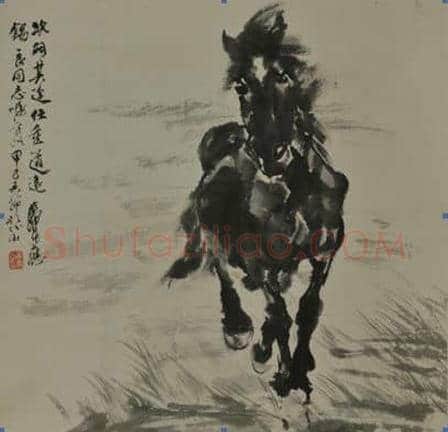 观黄胄《赶驴图》和《马图》：畅快淋漓 英姿勃发