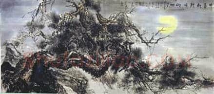 齐友昌巨幅画作丢失 为日本画展正重新创作