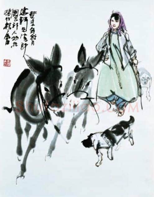 赵忠祥从小好书画