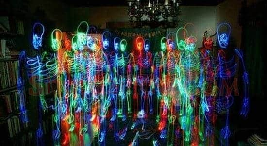 令人咋舌的光绘画艺术