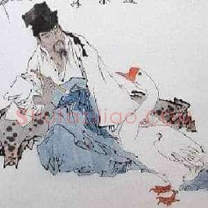 王羲之写字换鹅(ltu )
